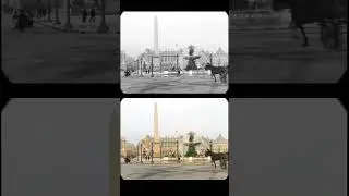 AI Colorize Black and White Old Videos - 19th Century Street Videos from New York, Paris & Beijing