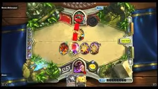 Heroic Lord Slitherspear Boss Fight in Ruined City Wing of Hearthstone League of Explorers Expansion