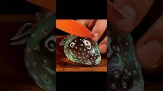 Cutting Glass Strawberry ASMR 🍓 #ai #aiart #asmrsounds #asmr #aiasmr #satisfyingvideo