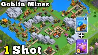 1 Shot Max Goblin Mines is Not Hard in Clan Capial