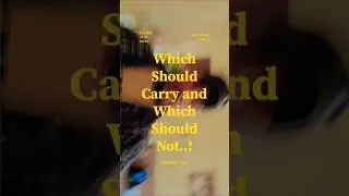 Important Things To Carry #important #thingstocarry #journey #travelling