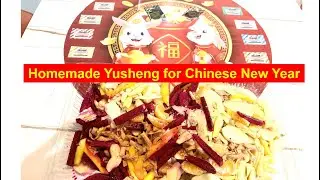 Homemade Lohei Yusheng 2023 - Prosperity Toss Salad, a tradition of Chinese New Year in Singapore