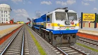 Broad Gauge Production | GOC WDP4D 40481 | LHB Rajdhani Coaches