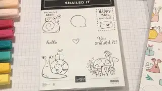 Ink It Up! - Coloring with Stampin&rsquo; Blends & Basic White - Snailed It Stamp Set by Stampin&rsquo; Up!