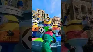 Jump together with minions #minions #japan #despicableme #universalstudiosjapan