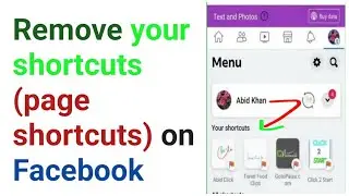 How to remove your shortcuts on Facebook | How to remove page shortcuts on Facebook