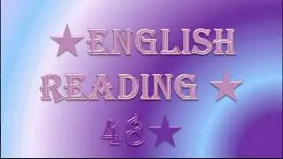 ⭐💙 English Reading ⭐💙 48 bit bid