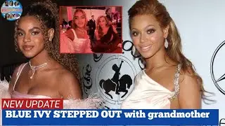 Blue Ivy Is Beyonc&eacute;'s Look-Alike on Night Out With Grandma Tina Knowles