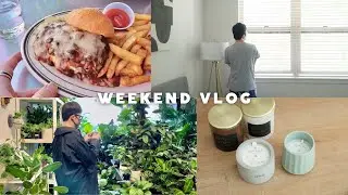 【駐在VLOG】主夫の週末の朝 | 小さな植物屋さんで観葉植物を買う | アメリカのコストコ | 海外暮らし【アメリカ生活】