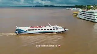 NOVO FOGUETE NA LINHA MANAUS X SANTARÉM,  EXPRESSO SÃO TOMÉ 2 MÁQUINAS DE 650HP 