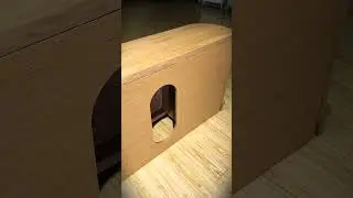 Solid Wood Custom Cabinet LiangLiang Premium Wood Display Solutions#showcase #wood #customwoodwork