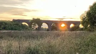 Helmdon disused GCR railway viaduct Feb 2022