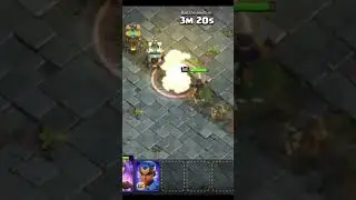 Max QUEEN vs Every Level of Bomb Tower #shorts #clashofclans
