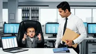 🤣 Baby Boss Logic: &ldquo;First Nap Break, Then Work!&rdquo; | Funny AI Baby Dialogue #shorts #shortsvideo