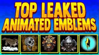 BEST LEAKED ANIMATED EMBLEMS in Black Ops Cold War Season 3 (Coming Soon)