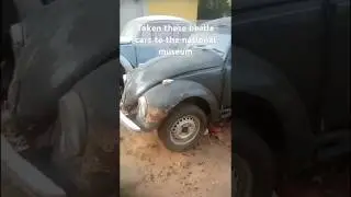 Taken these beetle cars to the national museum.