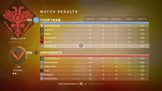 Iron banner - Gimme Five Triumph