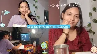 UPSC Aspirant Daily Routine 17 Hours Study Vlog | Optional + Ethics + Answer Mains Study Routine  