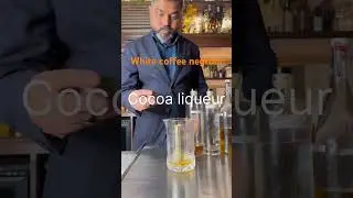White coffee negroni  #experiment #bar #drinks #cocktails #drink #ytshorts #youtube
