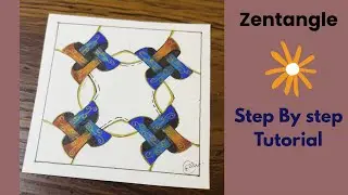 When Lines Meet Mindfulness &ndash;Zentangle Magic&rdquo;| Drawing Tutorial For Beginners 