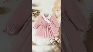 1 to 2 year baby girl dress designs ideas/latest winter frocks #viralvideo #shorts
