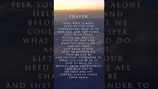 Prayer For Anxiety