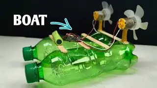 How To Make Bottle Boat ? At Home 