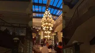 Evenings inside Caf&eacute; de Paris, Monaco.#monaco #montecarlo #travel