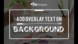 Add overlay text on Any Banner HTML CSS