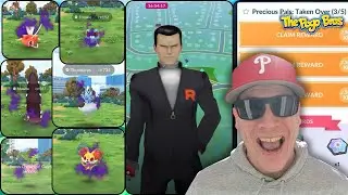 I Completed the ENTIRE Team Rocket Takeover in ONE Day! (Shadow Thundurus!)
