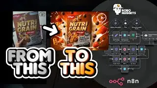 This Veo3 System makes $100,000 VFX Adverts for YOUR Brand, instantly (n8n No Code AI  Automation 🥚)