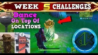 Fortnite WEEK 5 CHALLENGES GUIDE Water Tower, Ranger Tower, Air Traffic Control Tower
