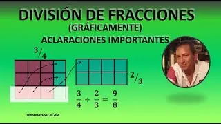 DIVISIÓN DE FRACCIONES GRÁFICAMENTE ACLARACIONES IMPORTANTES