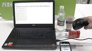 U3 C Red Light Barcode Scanner