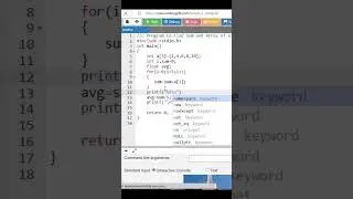 #viral #coding  Sum and Average of Elements in Array #youtubeshorts