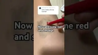 Fake bruise for cosplays tutorial! #tutorial #cosplay #fypシ゚viral #bruise #trending #shorts