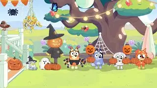 Bluey: Bongo&rsquo;s Halloween Pumpkin Party in the Backyard | Fun Halloween Episode