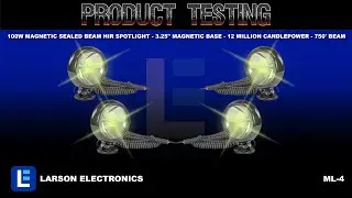 100W Magnetic Sealed Beam HIR Spotlight - 3.25