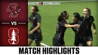 Boston College vs. Stanford Match Highlights | 2025 ACC Women's Soccer