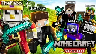 WIR GEGEN DEN GANZEN MINECRAFT RISIKO SERVER (ES IST ESKALIERT)