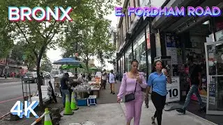 EXPLORING THE BRONX EAST FORDHAM ROAD [4K] NEW YORK USA(09 08, 23)!!!