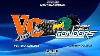 Men's Basketball:  Oxnard College at Ventura College, Wednesday 2/15/17 at 5:00 PM