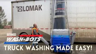 How to Wash a Dirty Wood Chip Trailer with Wash-Bots