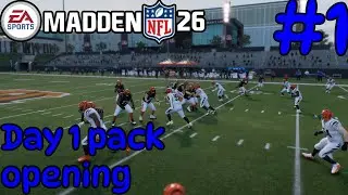 Opening 50 packs in MUT Day 1! (Madden 26 MUT)