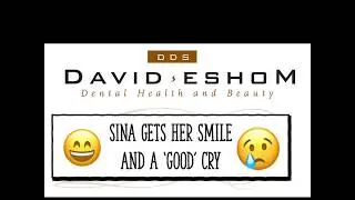 Bioclear and Uveneers makes Sina cry after she gets her smile, same day smiles are so amazing, watch