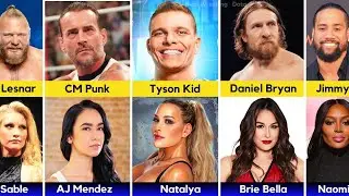 Top 20 WWE Couples Who Are Married In Real Life || #datacomparison