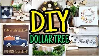 Dollar Tree DIY Fall Decor 🍁