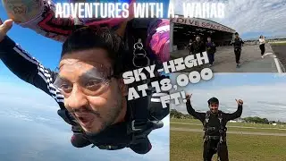 Come Sky Diving With Me! 18,000 FT| Titusville, Florida | Adventures with A. Wahab