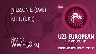 GOLD WW - 58 kg: T. KIT (UKR) df. E. NILSSON (SWE), 8-4