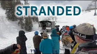 Our first day at UT's Powder Mountain was WILD